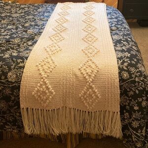 Vintage afghan, 80X46.